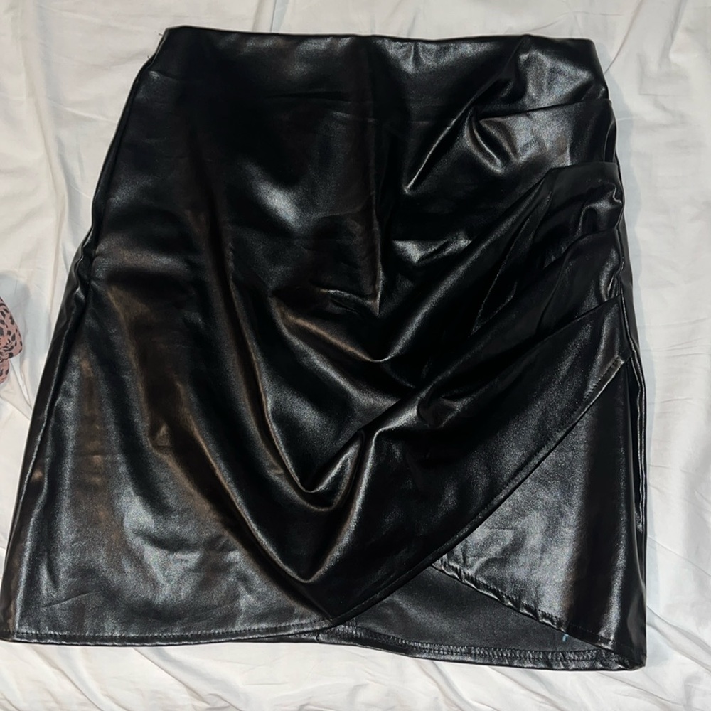 Women’s leather skirt